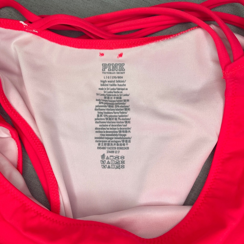 Victoria's Secret Pink Women's High Waist Swim Bottoms - Large - Picture 6 of 7